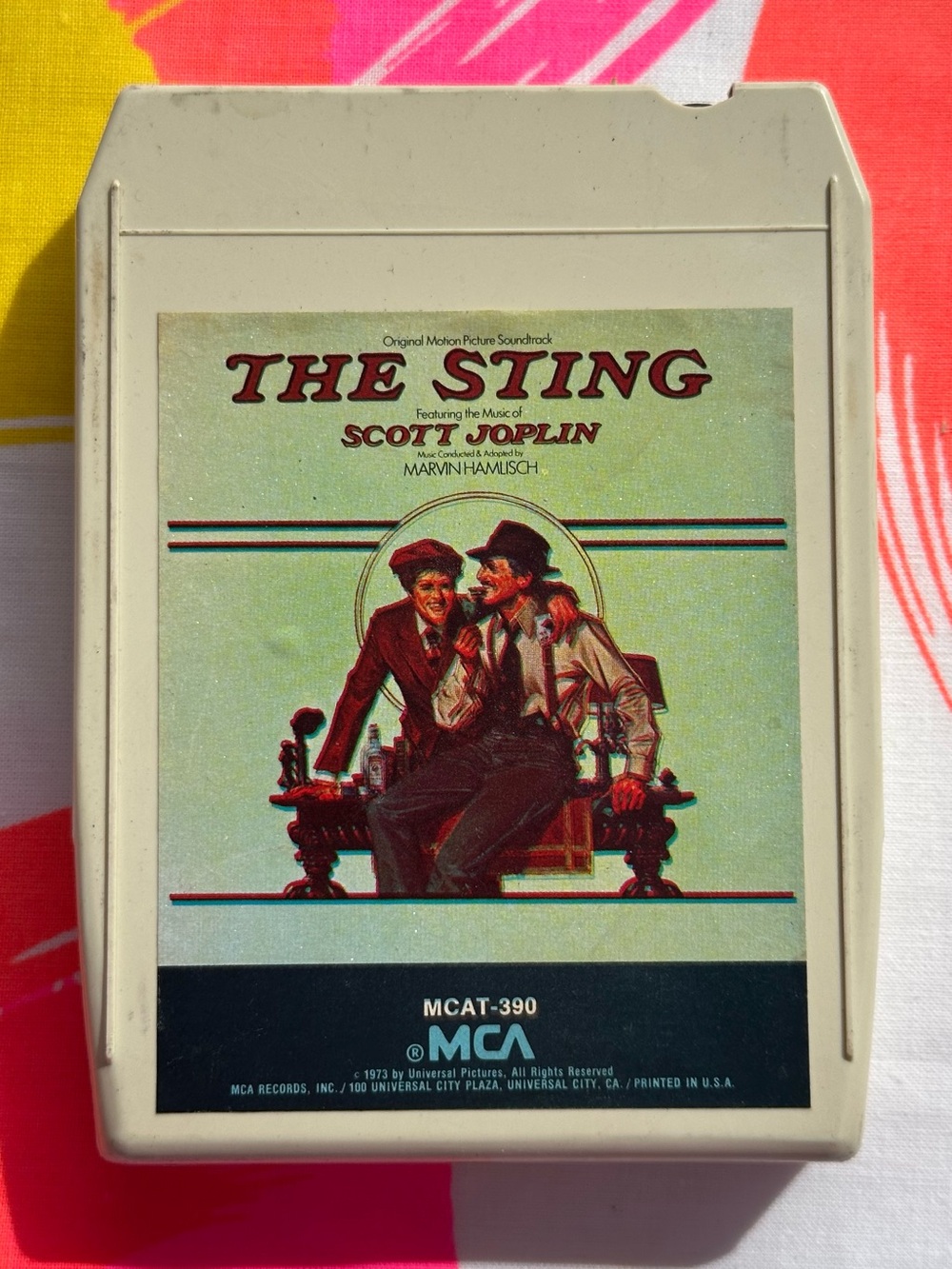 Vintage The Sting Original Motion Picture Soundtrack 8-Track Tape